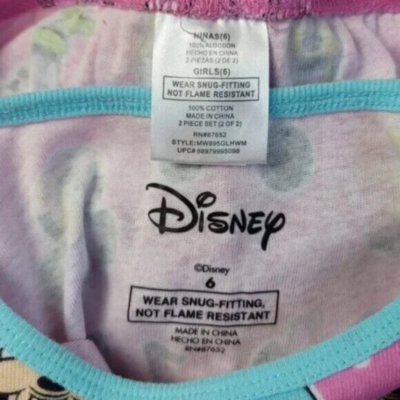 Disney Mickey & Minnie Mouse Pajama Bundle Kids Sleepwear Set Lot 2 Sets - Picture 13 of 15